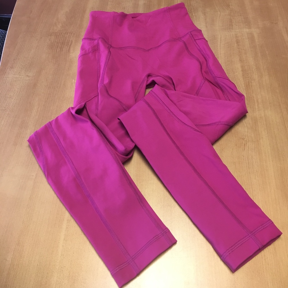 lululemon athletica Pink Magenta Skinny Pants